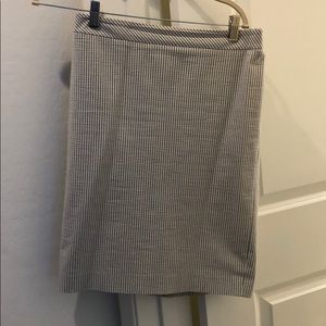 Ann Taylor light blue and white Seersucker Skirt